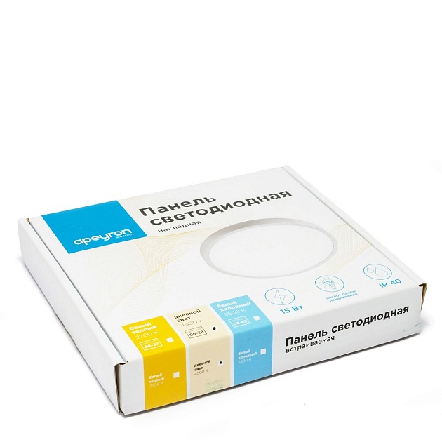 Накладная светодиодная панель Apeyron 06-38 Фото № 4