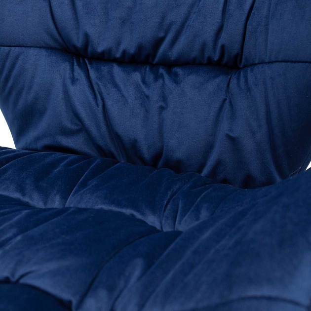 Поворотное кресло AksHome Yukon темно-синий, велюр 81485 изображение 3 Поворотное кресло AksHome Yukon темно-синий, велюр 81485 Фото № 3