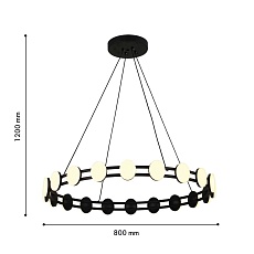 Подвесная светодиодная люстра F-Promo Moti 4601-8P 1