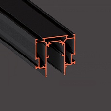 Трековый профиль Flexy со встроенными тоководами для натяжных потолков 10646 IZI TREK 01 9005