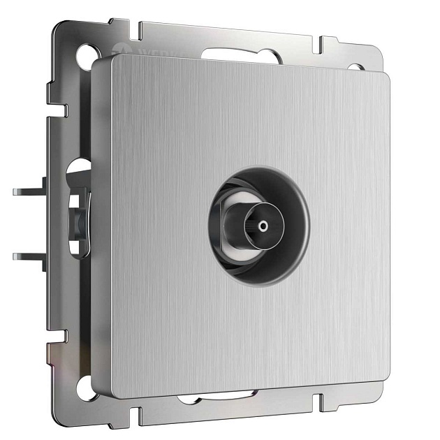 ТВ-розетка оконечная Werkel cеребряный рифленый W1183009 4690389159909 изображение 1 ТВ-розетка оконечная Werkel cеребряный рифленый W1183009 4690389159909 Фото № 1