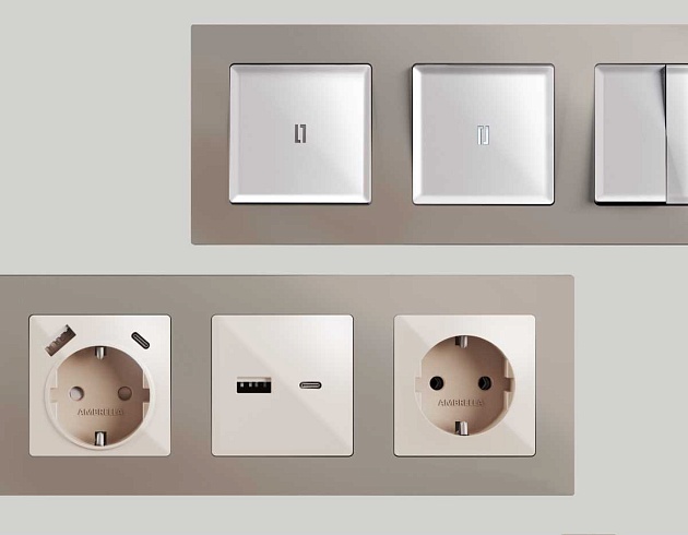 Рамка AMBRELLA VOLT AF220364 Фото № 2