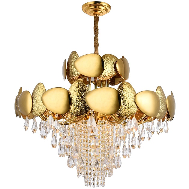 Подвесная люстра Natali Kovaltseva Valencia 91009/12C Gold Фото № 1