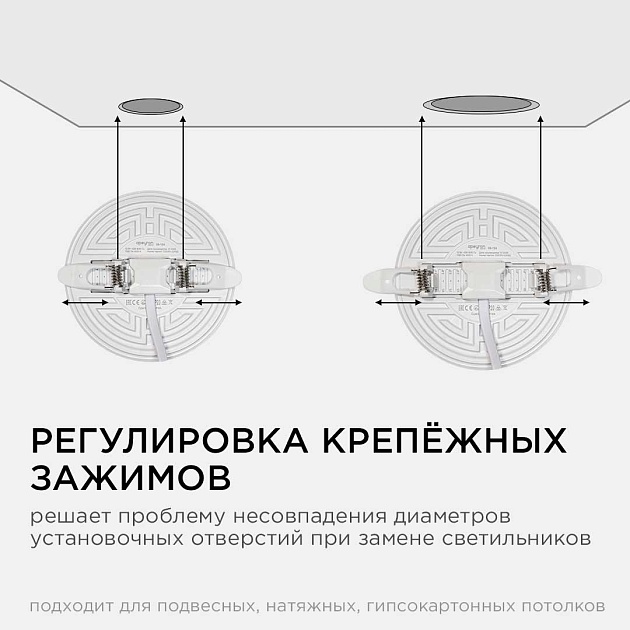 Светодиодная панель безрамочная Apeyron 06-104 изображение 2 Светодиодная панель безрамочная Apeyron 06-104 Фото № 2