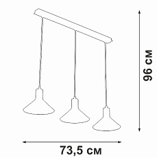 Подвесная люстра Vitaluce V3788-1/3S 3