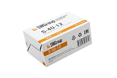 Блок питания SWG 12V 40W IP20 3,33A S-40-12 000126 1