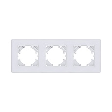 Рамка 3-постовая, белый Kollinger Eleganz Acryl EA3WH