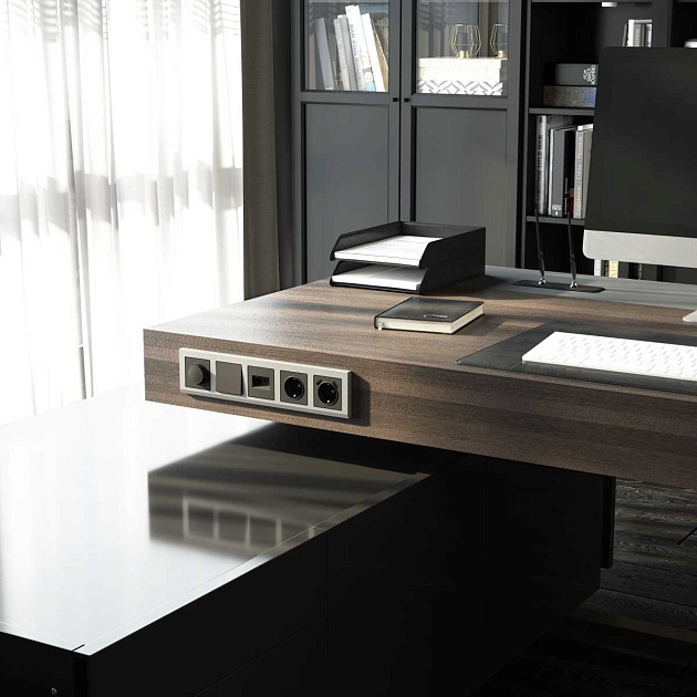 Выключатель Werkel одноклавишный проходной графит W1112064 4690389194320 Фото № 5