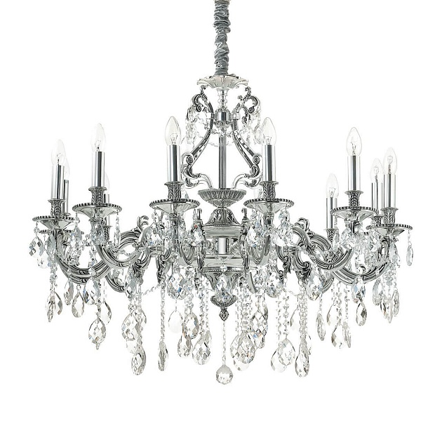 Подвесная люстра Ideal Lux Gioconda SP12 Argento 164953 Фото № 1