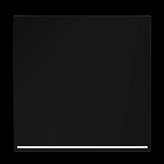 Клавиша для выключателя/переключателя одноклавишного с подсветкой S70 (черный матовый) Voltum VLS000208 1