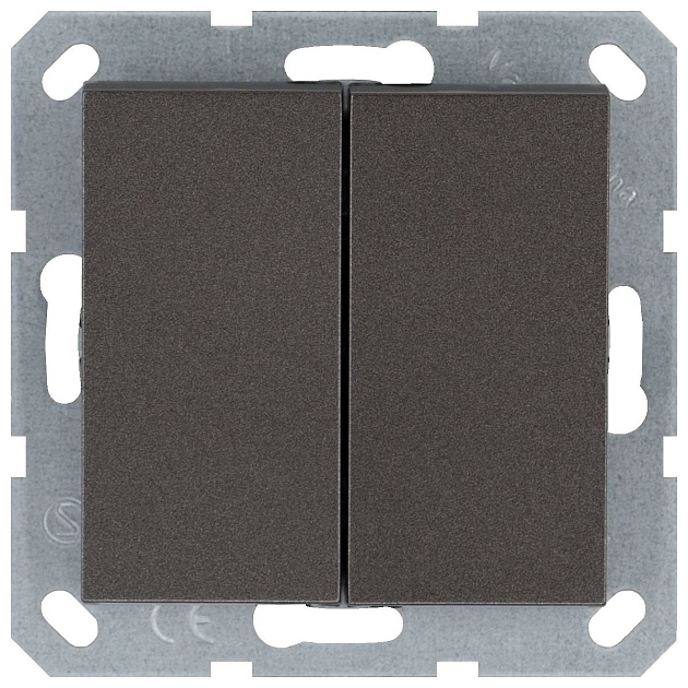 Выключатель двухклавишный Jasmart G3023Z Фото № 1