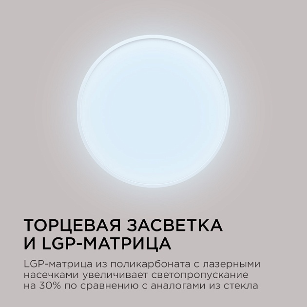 Настенно-потолочный светодиодный светильник Apeyron Spin 18-136 Фото № 7
