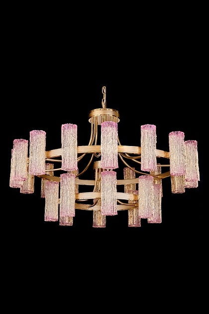 Подвесная люстра Fluorite Inverno Rose FL1090-24P изображение 3 Подвесная люстра Fluorite Inverno Rose FL1090-24P Фото № 3
