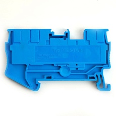 Зажим пружинный, 3-проводной проходной ЗНИ - 2,5, JXB PT 2.5 TW, синий LD573-2-25 49251 3