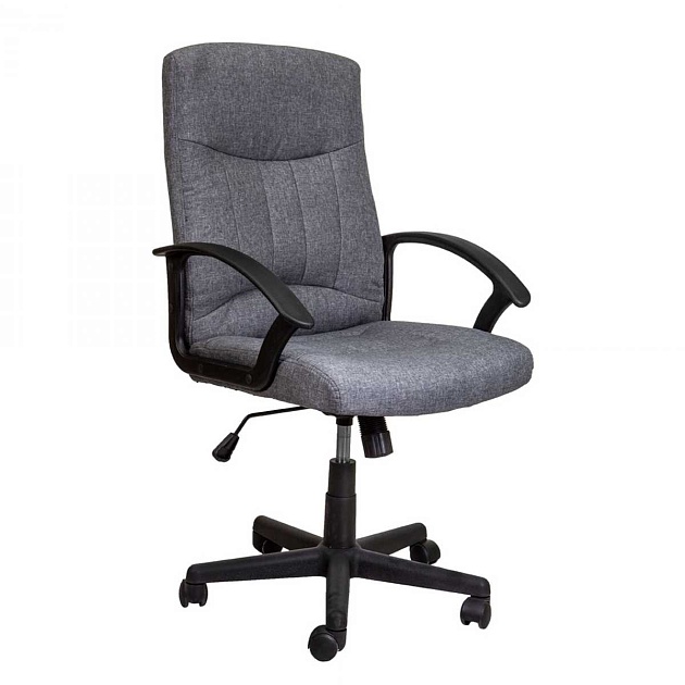Кресло руководителя AksHome Polo серый, ткань 61074 фото 
