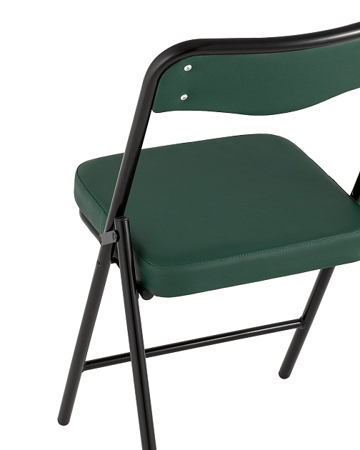 Складной стул Stool Group Джонни экокожа зелёный каркас черный матовый fb-jonny-eco-01 фото 7