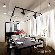 Трековый светодиодный светильник Elektrostandard Brain LTB50 12W 4200K черный a047378 3