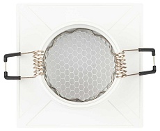 Светильник встраиваемый алюминиевый ЭРА KL110 WH под лампу MR16 GU5.3 белый матовый Б0061529 3