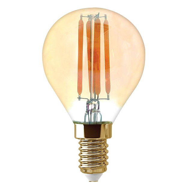 Лампа светодиодная филаментная Thomson E14 7W 2400K шар прозрачная TH-B2122 фото 