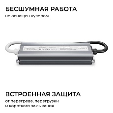 Блок питания OGM 24V 40W IP67 1,6A PS3-87 2