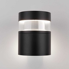 Уличный настенный светодиодный светильник Elektrostandard 1530 Techno Led чёрный a052244 4