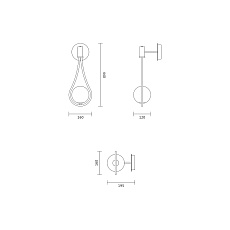 Бра Vele Luce Fleet VL5194W01 3