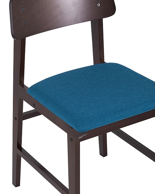 Комплект стульев Stool Group ODEN S NEW мягкое сидение синее 2 шт. MH52035 H3221-7 STEEL BLUEx2 KOROB фото 6
