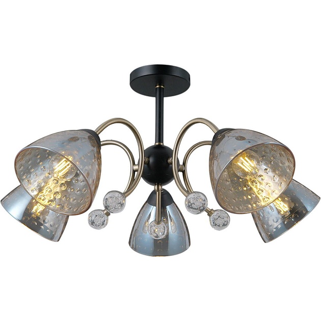 Потолочная люстра Illumico IL0230-5CSQ-29 BK AB Фото № 1