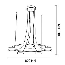 Подвесная люстра Imperium Loft Cary 151602-26 5