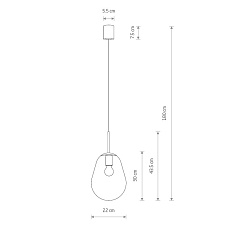 Подвесной светильник Nowodvorski Pear S 7800 1