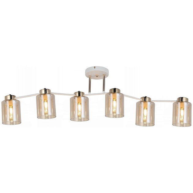 Потолочная люстра Illumico IL6111-6COU-79 WH GD изображение 1 Потолочная люстра Illumico IL6111-6COU-79 WH GD Фото № 1