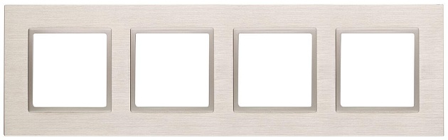 Рамка 4-постовая ЭРА Elegance 14-5204-04 Б0034560 Фото № 1