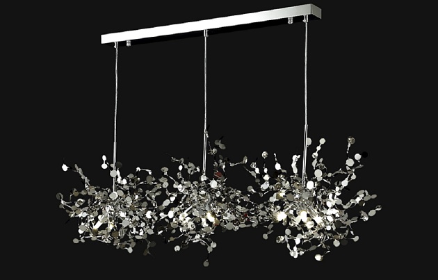 Подвесная люстра Crystal Lux GARDEN SP3х3 L1200 CHROME Фото № 4