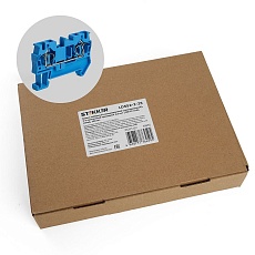 Зажим пружинный, 2-проводной проходной ЗНИ - 2,5 (JXB ST 2,5), синий Stekker 39955