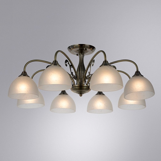 Потолочная люстра Arte Lamp Spica A3037PL-8AB изображение 3 Потолочная люстра Arte Lamp Spica A3037PL-8AB Фото № 3