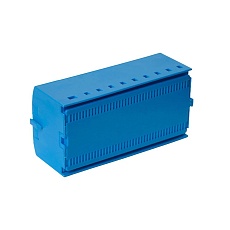 Зажим блочный (групп) для распред.тока нагрузки push-in на 18 точек, сеч 2,5 мм2,690V,41А, 1точка интегр. питание, синий LD580 PTFIX 6-18/25 49755 4