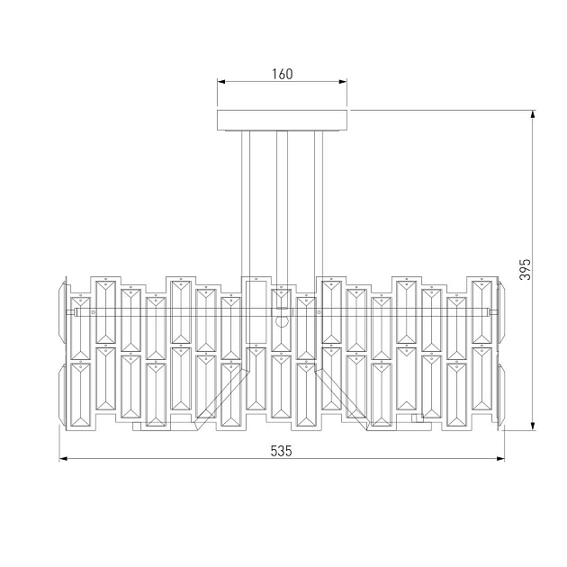 Потолочная люстра Bogates Zolletta 339/5 Strotskis Smart Фото № 6