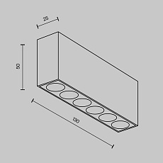 Потолочный светильник Maytoni Technical C066CL-12W3-6K-B 2