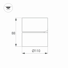 Потолочный светодиодный светильник Arlight SP-Rondo-Flap-R110-25W Day4000 028160 4