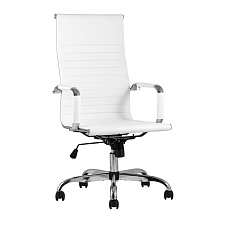 Офисное кресло TopChairs City белое D-101H white