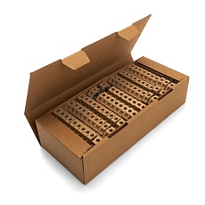 Зажим наборный изолированный (винтовой) ЗНИ - 6,0 (JXB 6), бежевый Stekker 39935 1