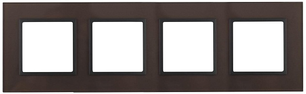 Рамка 4-постовая ЭРА Elegance 14-5104-13 Б0034529 Фото № 1