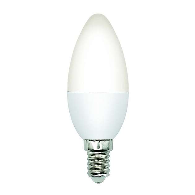 Лампа светодиодная Volpe E14 5W 3000K матовая LED-C37-5W/3000K/E14/FR/SLS UL-00008792 фото 