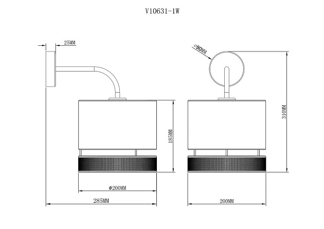 Бра Moderli Gela V10631-1W Фото № 2