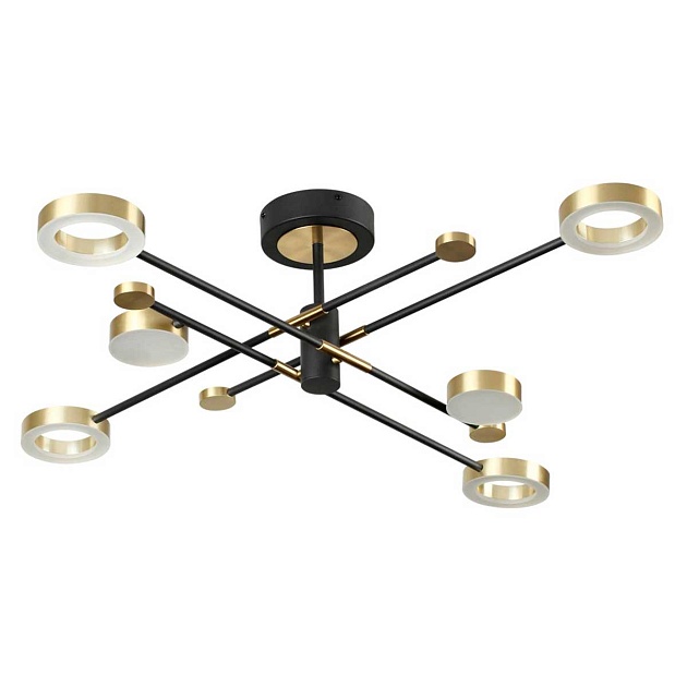 Потолочная светодиодная люстра Odeon Light Midcent Denzel 4321/55CL изображение 1 Потолочная светодиодная люстра Odeon Light Midcent Denzel 4321/55CL Фото № 1