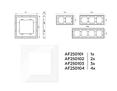 Рамка AMBRELLA VOLT AF250101 1