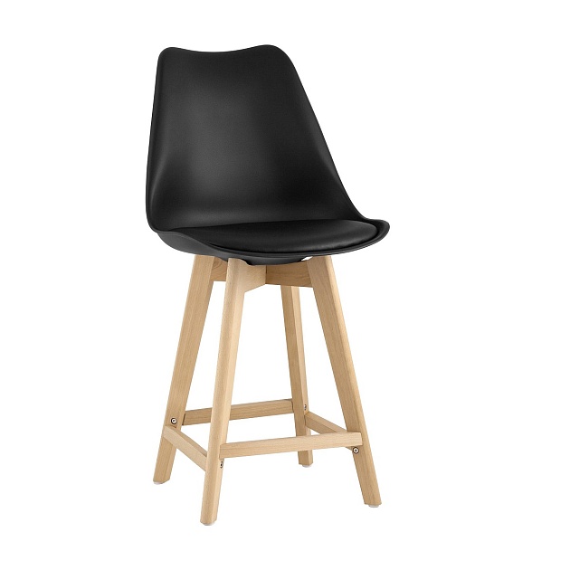 Полубарный стул Stool Group Frankfurt черный Y815A-65CM black изображение 1 Полубарный стул Stool Group Frankfurt черный Y815A-65CM black Фото № 1