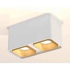 Комплект накладного светильника Ambrella light Techno Spot XS7850004 SWH/SGD белый песок/золото песок (C7850, N7704) 1