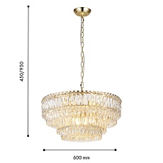 Подвесная люстра Favourite Adamas 4781-12P 1