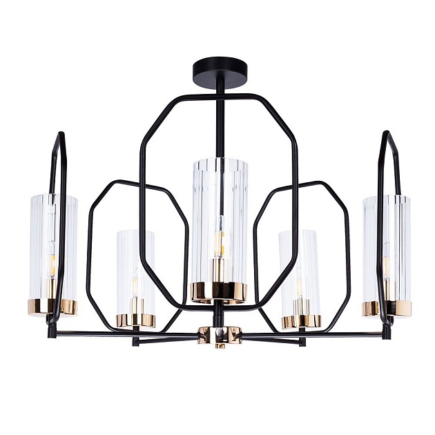 Подвесная люстра Arte Lamp Celaeno A7004PL-5BK Фото № 1